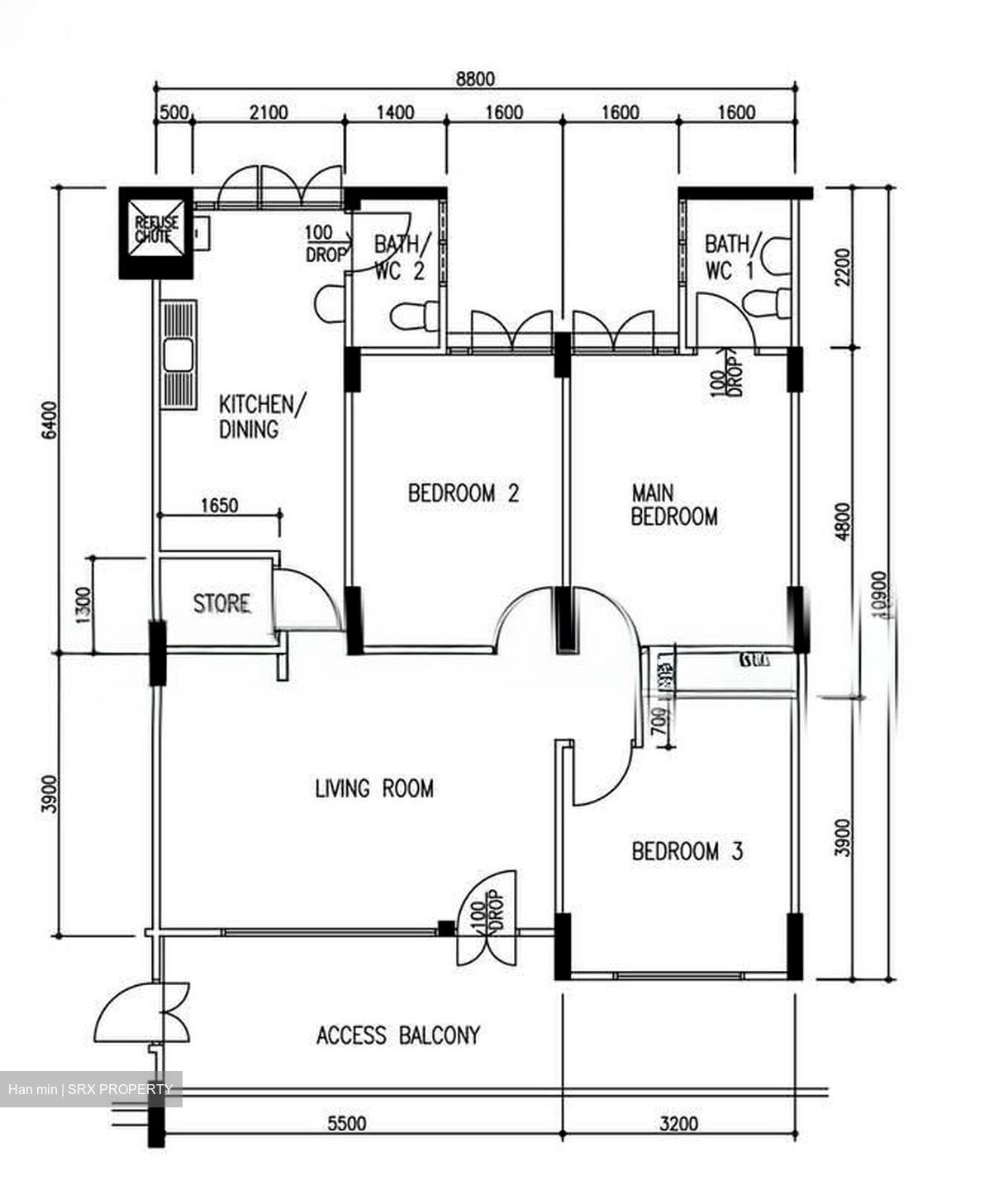 Blk 348 Woodlands Avenue 3 (Woodlands), HDB 4 Rooms #570637461